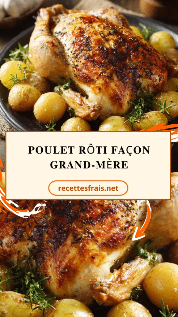 Poulet rôti façon grand-mère