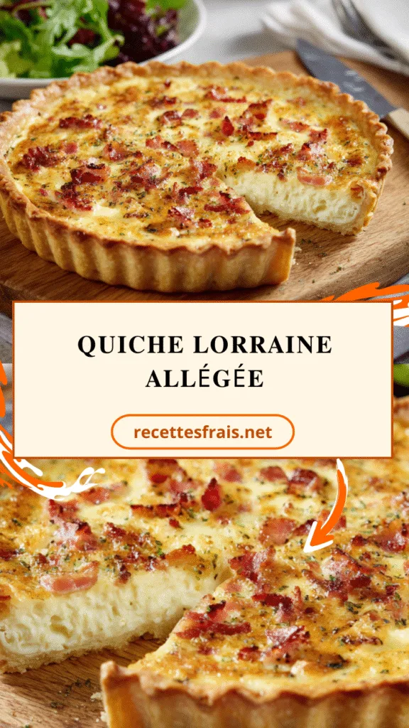 Quiche lorraine allégée