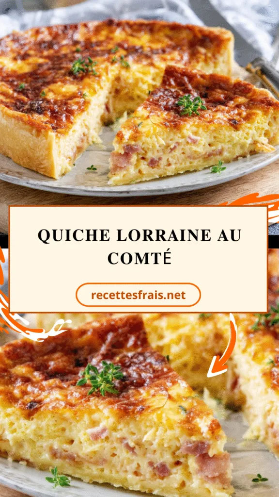 Quiche lorraine au comté