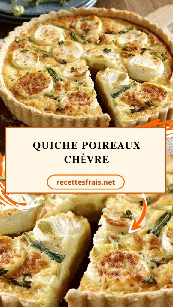Quiche poireaux chèvre