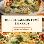 Quiche saumon fumé épinards