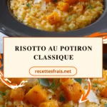 Risotto au potiron classique