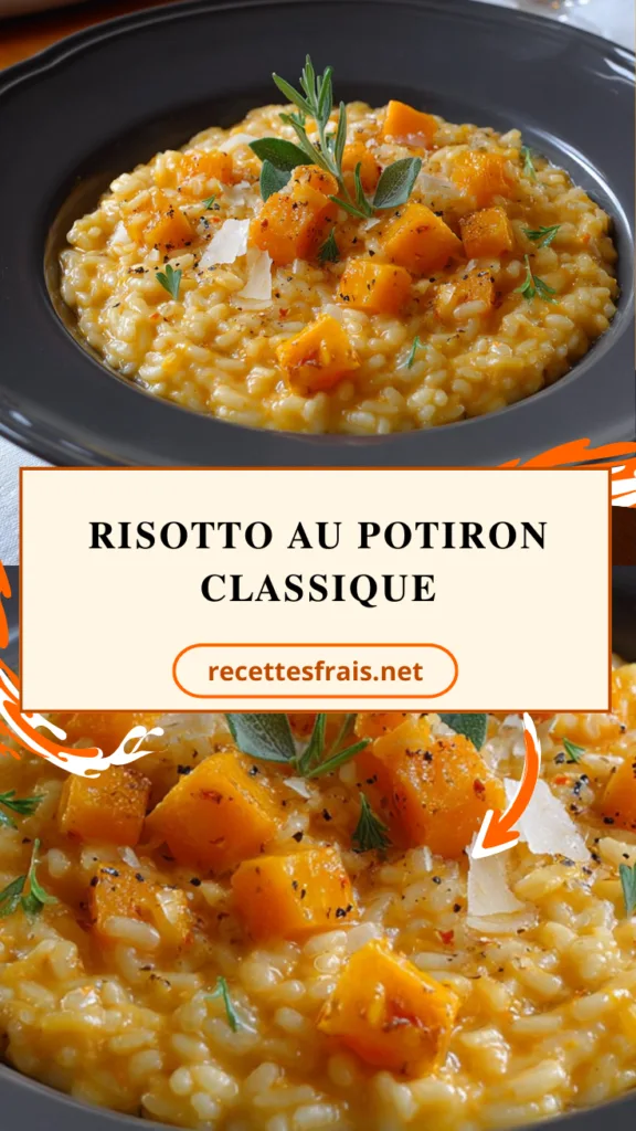 Risotto au potiron classique