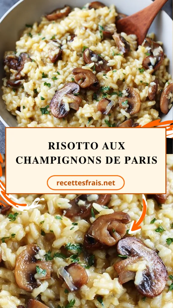 Risotto aux champignons de Paris