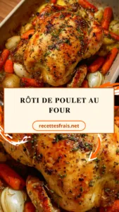 Rôti de poulet au four