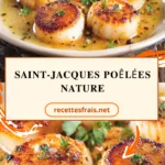 Saint-Jacques poêlées nature