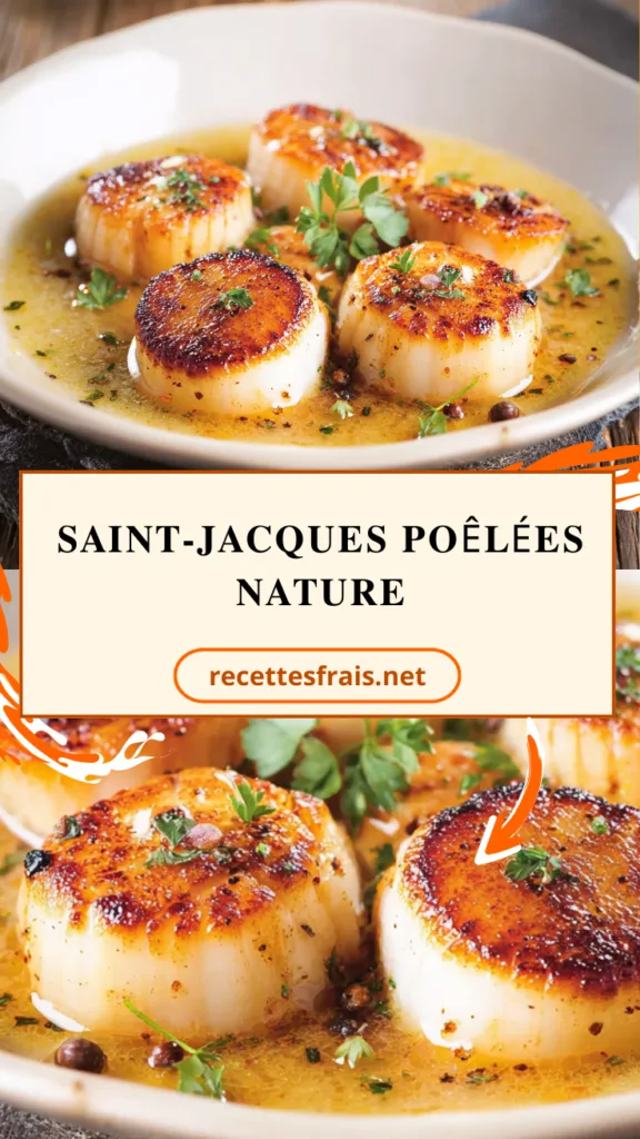 Saint-Jacques poêlées nature