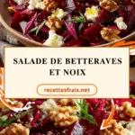 Salade de betteraves et noix