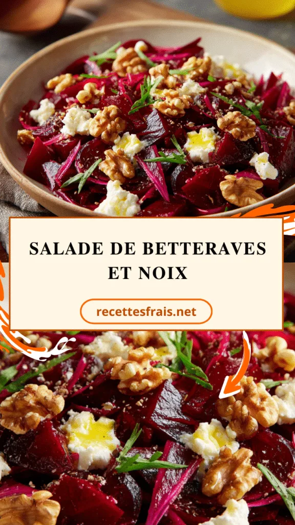 Salade de betteraves et noix