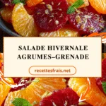 Salade hivernale agrumes–grenade