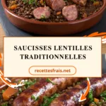 Saucisses lentilles traditionnelles