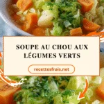 Soupe au chou aux légumes verts