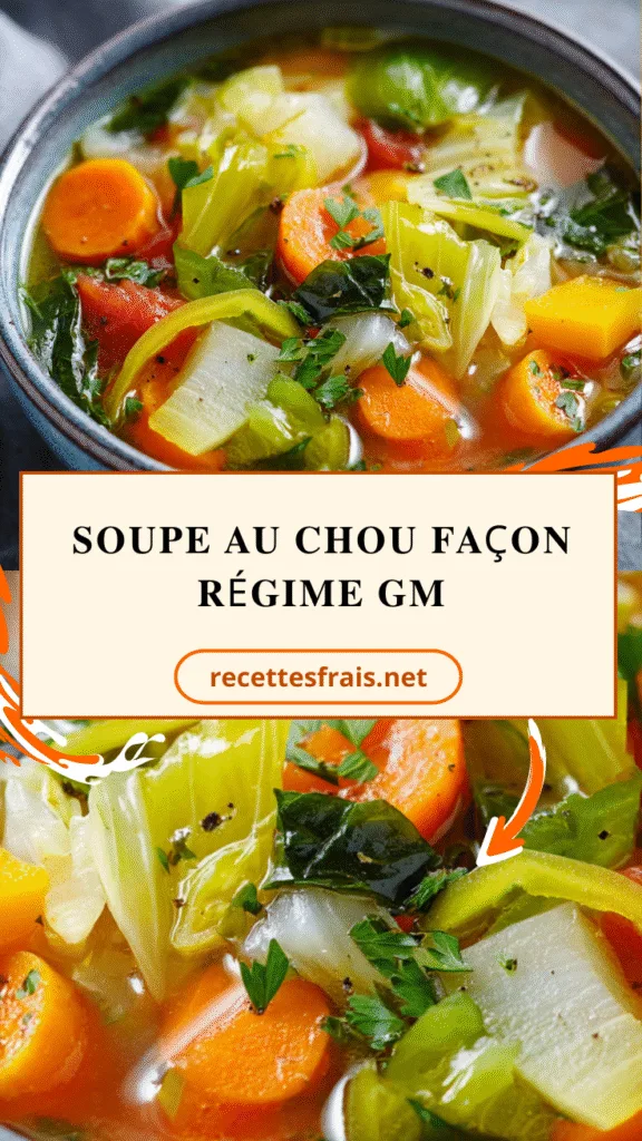 Soupe au chou façon régime GM