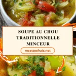 Soupe au chou traditionnelle minceur