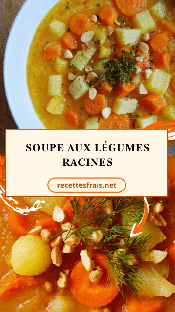 Soupe aux légumes racines