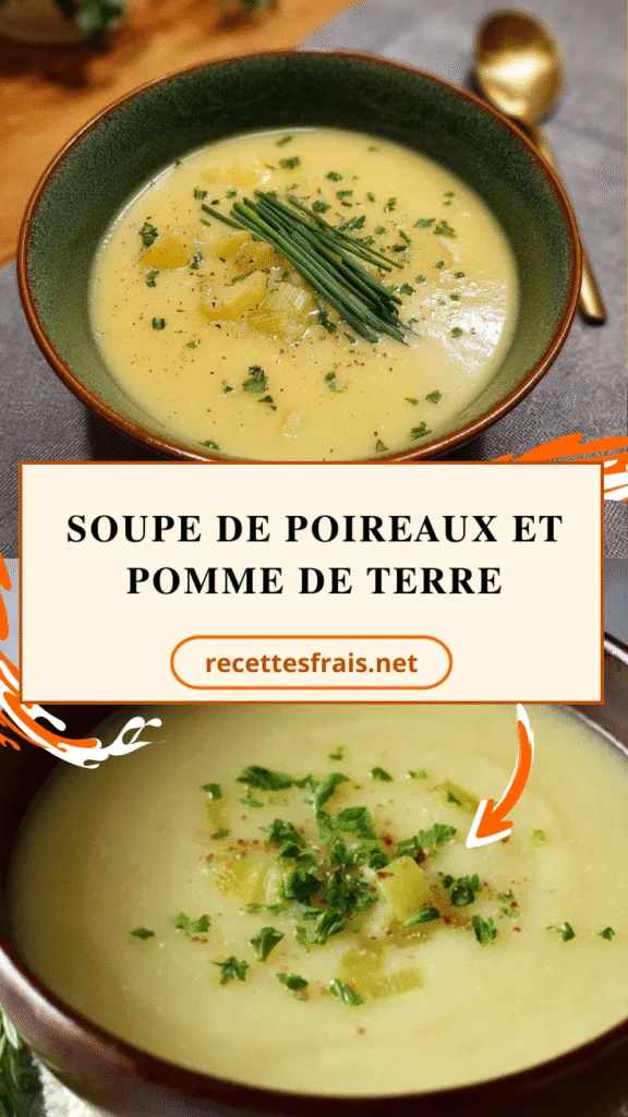 Soupe de poireaux et pomme de terre