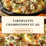 Tartiflette champignons et ail