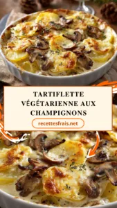 Tartiflette végétarienne aux champignons