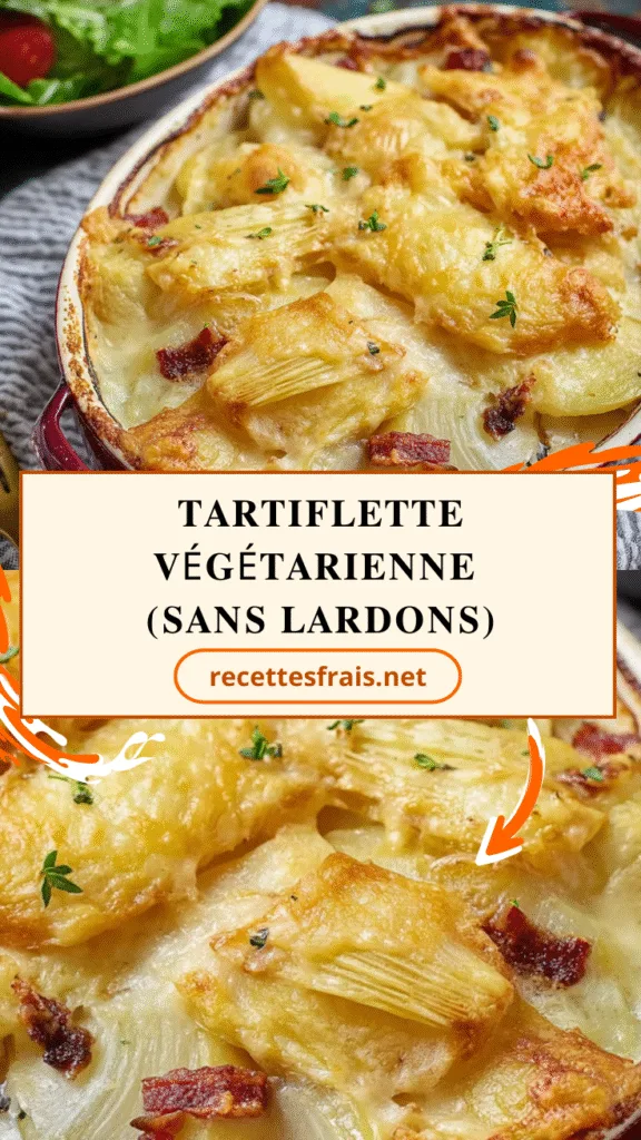 Tartiflette végétarienne (sans lardons)