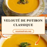 Velouté de potiron classique