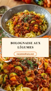 Bolognaise aux légumes