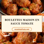 Boulettes maison en sauce tomate