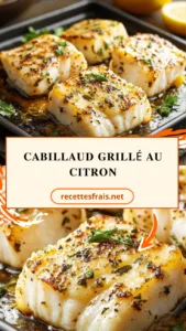 Cabillaud grillé au citron