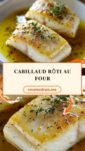 Cabillaud rôti au four