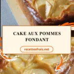 Cake aux pommes fondant