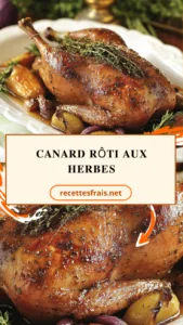 Canard rôti aux herbes