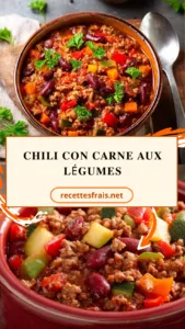 Chili con carne aux légumes