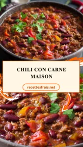 Chili con carne maison