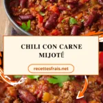 Chili con carne mijoté