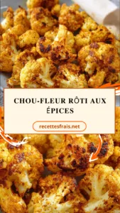 Chou-fleur rôti aux épices