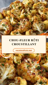 Chou-fleur rôti croustillant