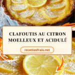 Clafoutis au citron moelleux et acidulé
