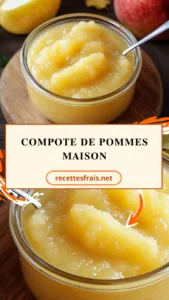 Compote de pommes maison