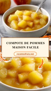 Compote de pommes maison facile
