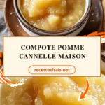 Compote pomme cannelle maison