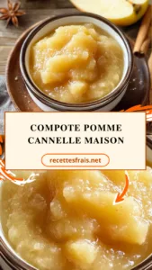 Compote pomme cannelle maison