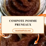 Compote pomme pruneaux