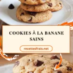 Cookies à la banane sains
