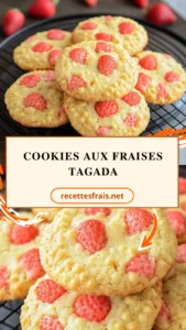 Cookies aux fraises Tagada