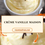 Crème vanille maison