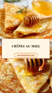 Crêpes au miel