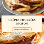 Crêpes fourrées maison