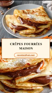 Crêpes fourrées maison