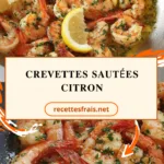 Crevettes sautées citron