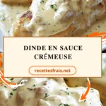 Dinde en sauce crémeuse