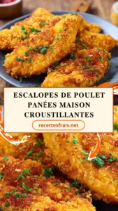 Escalopes de poulet panées maison croustillantes